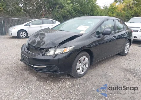2013 Honda Civic Lx from USA, damaged, VIN 19XFB2F59DE001681